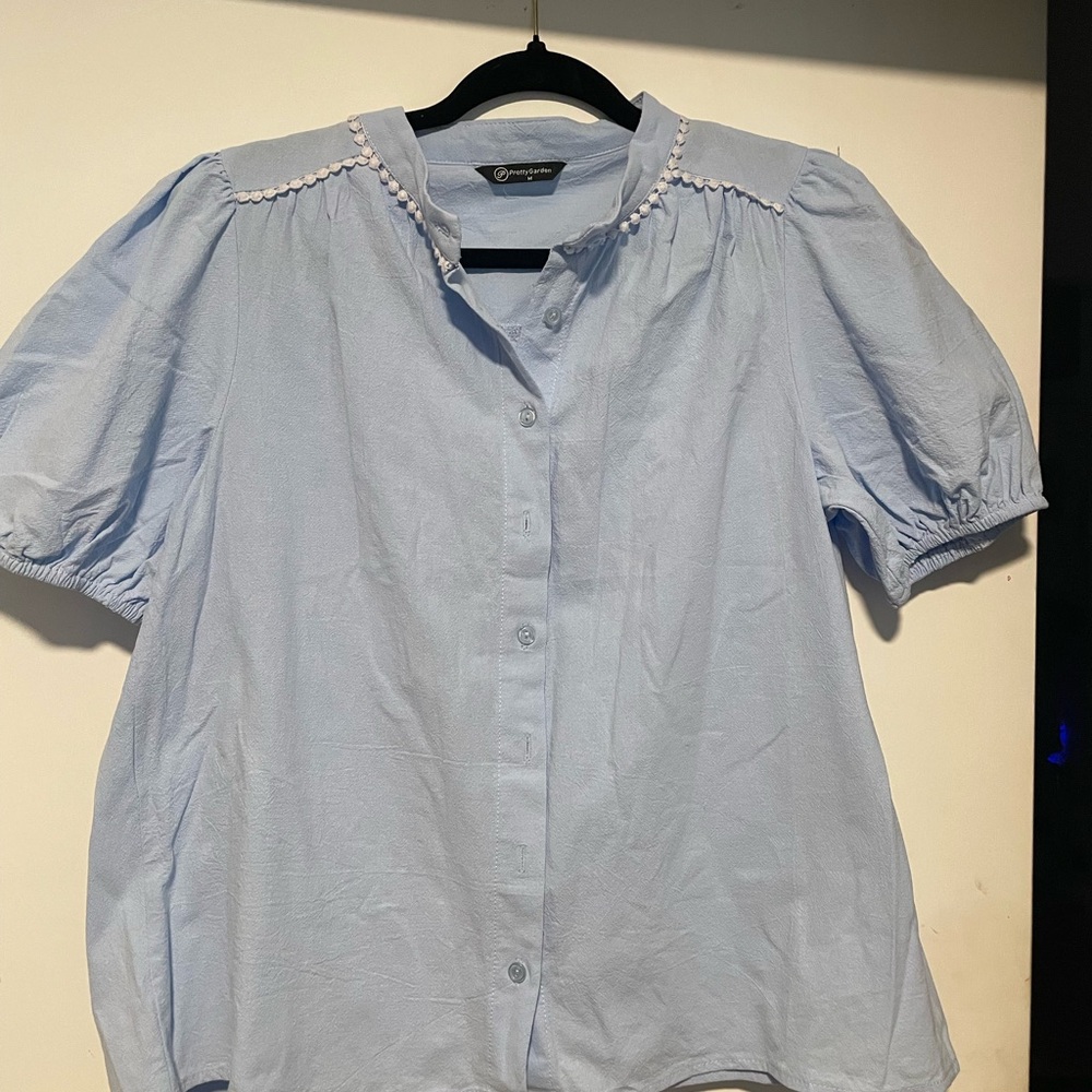 Light Blue Women's Blouse